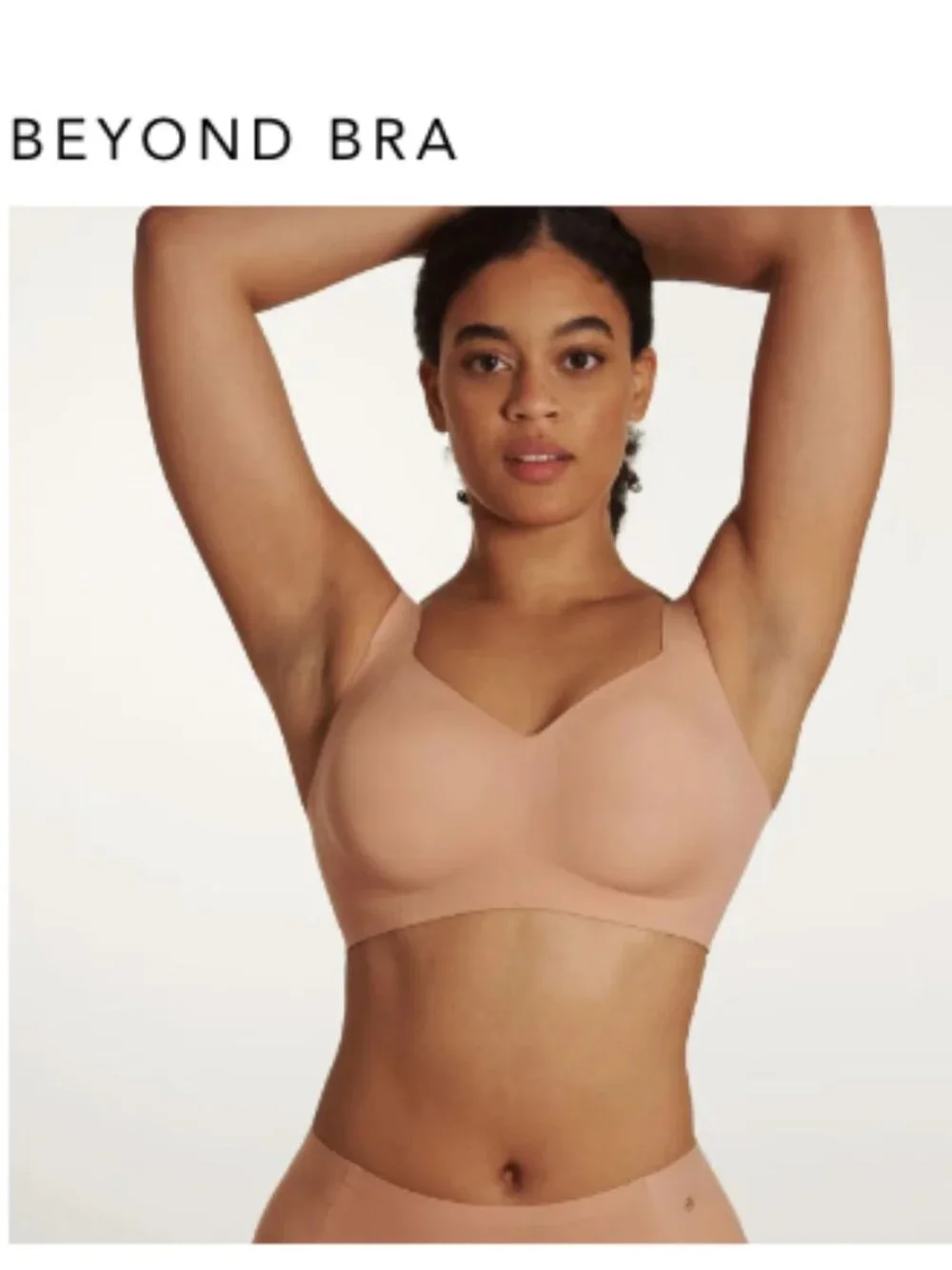 Evelyn & Bobbie The Beyond Bra Seamless Nude Wireless Bra - Smooth Support - Picture 5 of 5